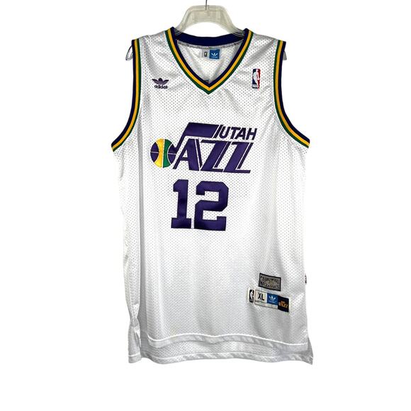 NBA Adidas Stockton Basketball Jersey Utah Jazz Climacool Swingman Streetwear - Picture 2 of 6